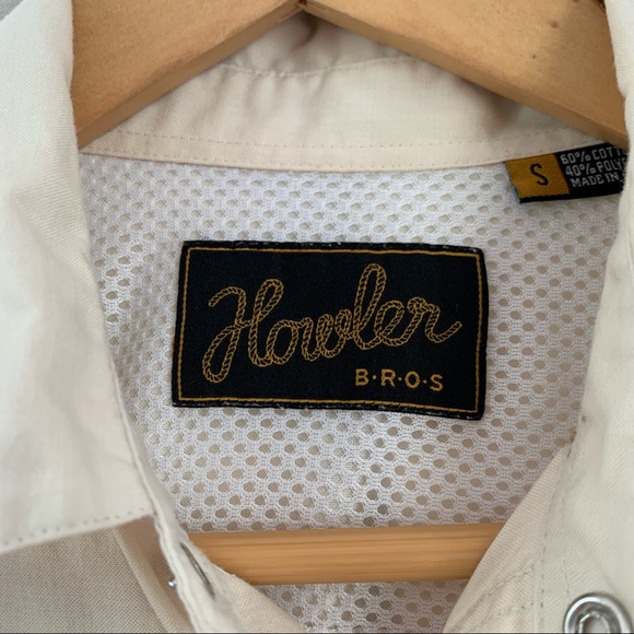 Howler Bros Snapshirt western button down agave shirt Gaucho size small - Picture 5 of 8